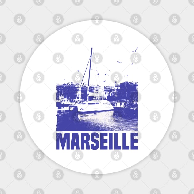 Marseille Magnet by Den Vector